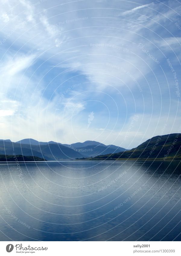 Ruhe und Gelassenheit... Landschaft Himmel Sommer Schönes Wetter Hügel Berge u. Gebirge schottische Highlands Küste Seeufer Fjord Meer Atlantik außergewöhnlich