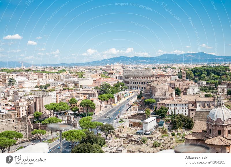 Rom I Italien Europa Hauptstadt Stadtzentrum Altstadt Skyline Ruine Sehenswürdigkeit Wahrzeichen Denkmal Kolosseum alt ästhetisch historisch Abenteuer elegant