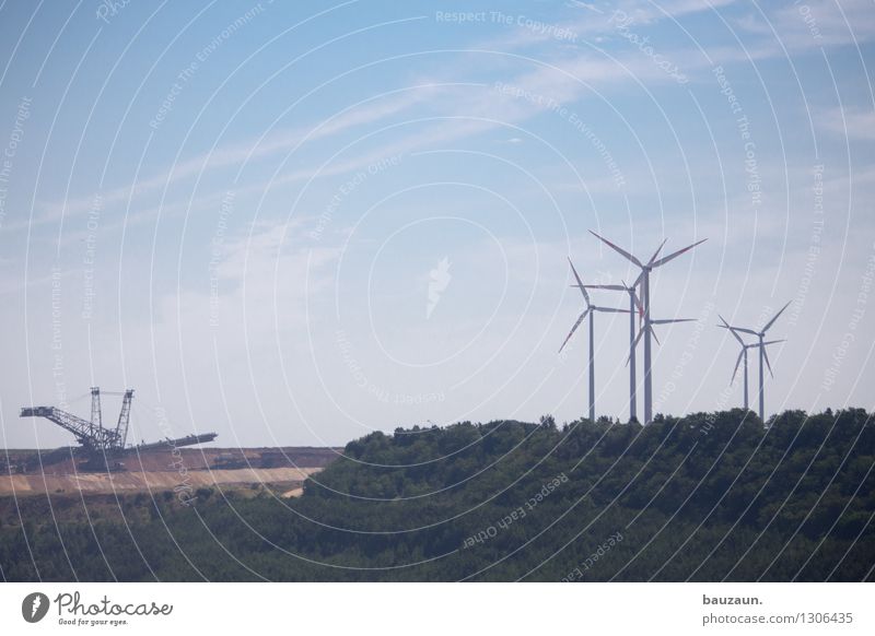 ||| ||. Ausflug Wirtschaft Industrie Energiewirtschaft Maschine Technik & Technologie Fortschritt Zukunft Erneuerbare Energie Windkraftanlage Kohlekraftwerk