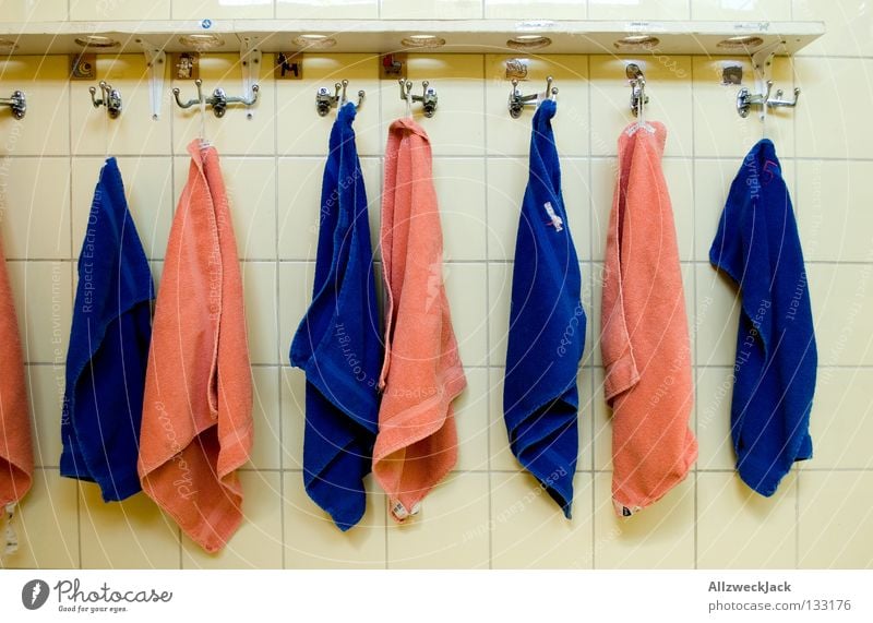 Geschlechtertrennung Handtuchhaken Kindergarten Vorschule Haken Sauberkeit nass trocknen aufhängen Trennung maskulin Bad vorschulerziehung waschstube