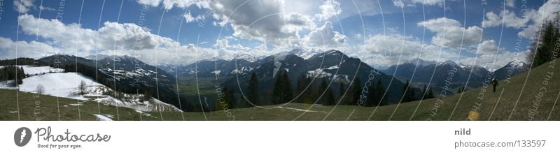 inntal-zillertal-180-grad Zillertal Panorama (Aussicht) Ferien & Urlaub & Reisen wandern gehen Österreich Bundesland Tirol Alm Wiese Berge u. Gebirge Himmel Inn