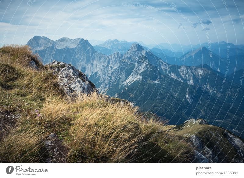 Xeis Im Herbst Landschaft Berge u. Gebirge Gipfel blau Abenteuer Natur Umwelt Umweltschutz Nationalpark Gesäuse Österreich Farbfoto Außenaufnahme Menschenleer