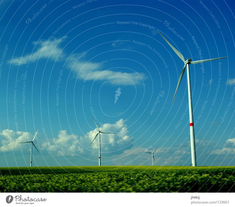Generators IX Windkraftanlage Strömung Propeller Erneuerbare Energie Klimawandel umweltfreundlich Umweltschutz drehen Feld Elektrizität Luft Energiewirtschaft