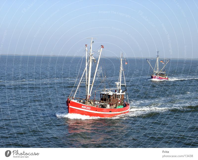 auf-hoher-see Wasserfahrzeug Meer Fischerboot Europa