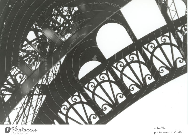 Eifelturm_Detail02 Tour d'Eiffel Paris Eisen Gebäude Architektur