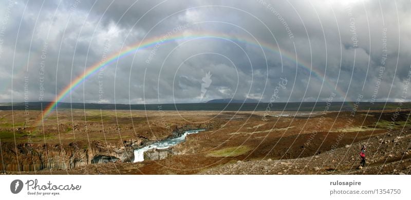 Island #3 Ferien & Urlaub & Reisen Abenteuer Ferne Freiheit Natur Landschaft Himmel Wolken Gewitterwolken Sonne Wetter Regen Insel Hochebene Blick wandern