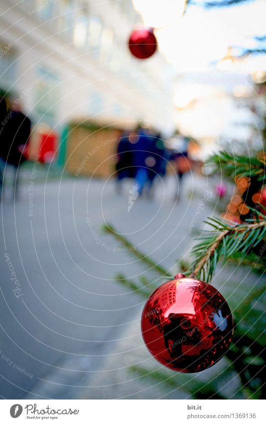 a'ufghängt is Zufriedenheit Ausflug Feste & Feiern Weihnachten & Advent Stadt rot Lebensfreude Weihnachtsdekoration Weihnachtsmarkt Weihnachtsbaum