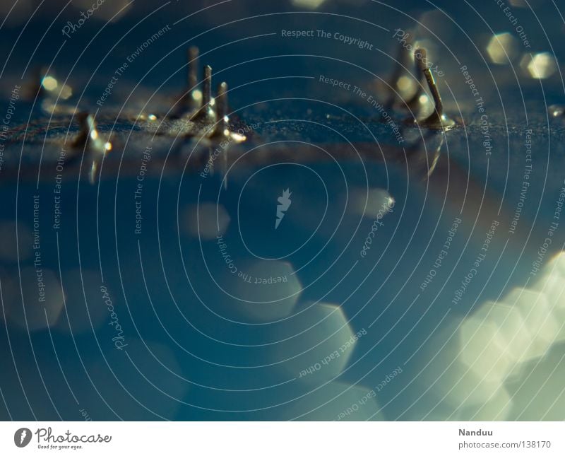 unendliche Weiten Technik & Technologie Technikfotografie Makroaufnahme glänzend abstrakt Hintergrundbild Tiefenschärfe Blendenfleck blau Industriefotografie