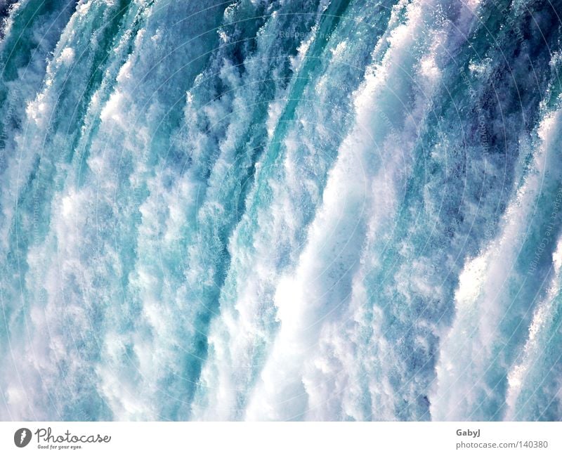 Niagara falls Niagara Fälle Niagara River Wasserfall Wasserkraftwerk Elektrizität Fluss Blauton Naturphänomene Wasserwirbel Ecke fallen Sturz Geschwindigkeit
