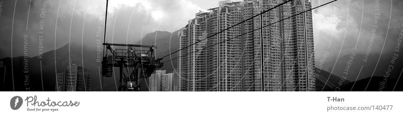 China Traum_4 Asien Lantau Insel Architektur Dichte Neustadt Örtlichkeit Hongkong Entwicklung träumen