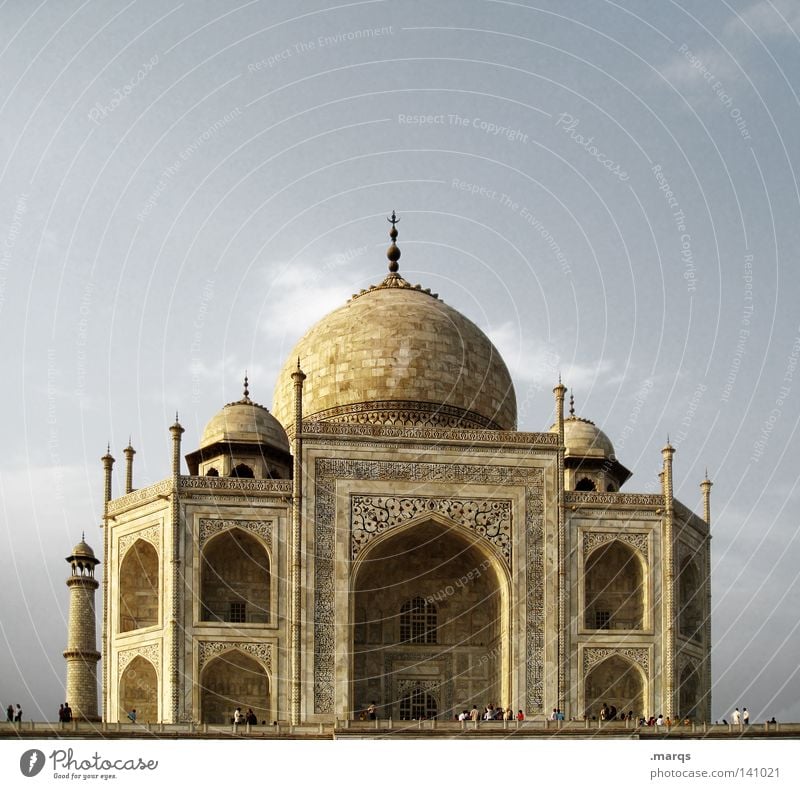 Taj Agra Grab Asien Indien Tempel Marmor Ferien & Urlaub & Reisen Palast Macht Religion & Glaube Bauwerk Hinduismus Wahrzeichen Weltkulturerbe historisch