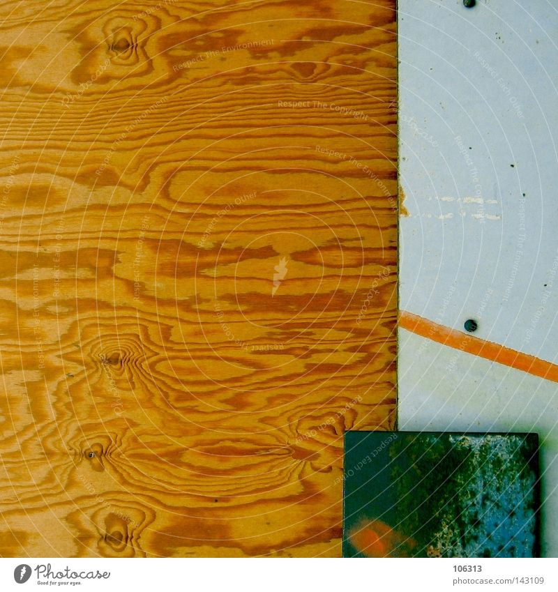 ABGETRENNT Holz Maserung Holzstruktur alt Teilung Verschiedenheit graphisch Grafik u. Illustration Material Grenze Zaun Trennung Farbe Detailaufnahme Industrie