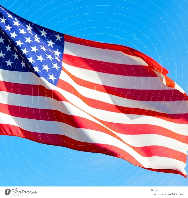 USA Farbe und Welle Freiheit Kultur Himmel Wolken Wind Denkmal Streifen Fahne fliegen blau rot weiß Selbstständigkeit amerika Amerikaner Hintergrund