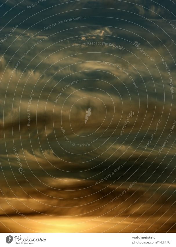 Himmel & Wolken Hintergrundbild Luft Wetter Meteorologie Wetterdienst Abend Abenddämmerung Gemälde Plattencover Stimmung Troposphäre Cover cdcover