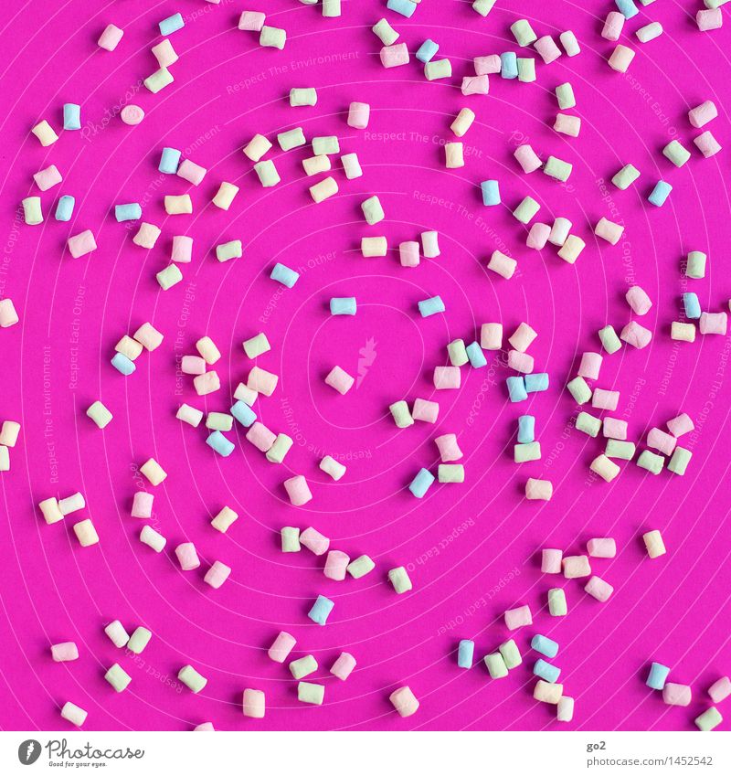 Mini Marshmallows Lebensmittel Süßwaren marshmallows Zucker mäusespeck Ernährung Essen ästhetisch Fröhlichkeit klein lecker süß viele mehrfarbig rosa gefräßig