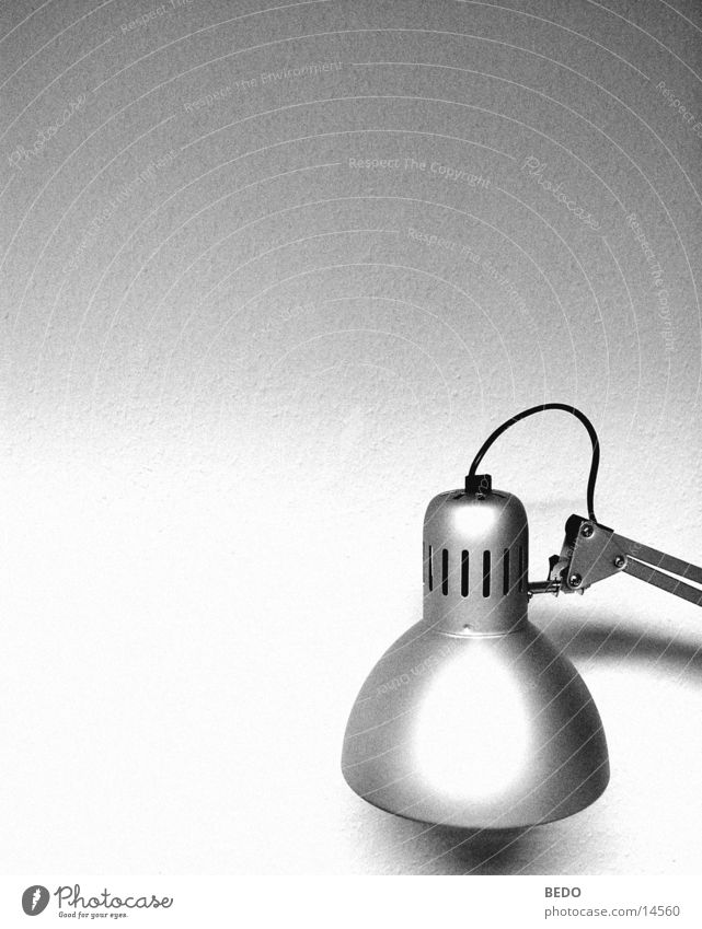 Lichtmache Lampe schwarz weiß Elektrisches Gerät Technik & Technologie silber Arbeit & Erwerbstätigkeit