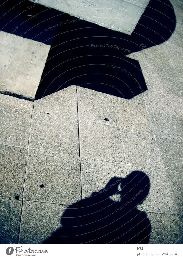 shadows of ourselves Selbstständigkeit Schatten Mensch Mann Beton Strukturen & Formen Quadrat Kubismus trinken Kopf Hand Schulter Silhouette Blick entdecken