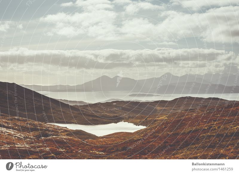 Schottland halt. Ferne Freiheit Expedition wandern Landschaft Wasser Himmel Wolken Herbst Wiese Hügel Felsen Berge u. Gebirge Schlucht See Abenteuer einzigartig