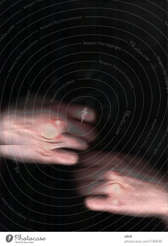 scanning VI Hand in Hand mystisch Bewegung ästhetisch Anmut Finger Daumen Biegung biegen 10 Gelenk gelenkig Sehne Silhouette schwarz Mensch Scanner Faust