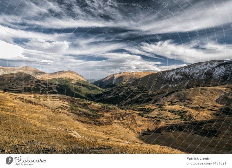 Rocky Mountains Ferien & Urlaub & Reisen Abenteuer Berge u. Gebirge Umwelt Natur Landschaft Himmel Wolken Klima Klimawandel Wetter Park Wald Felsen See Fernweh