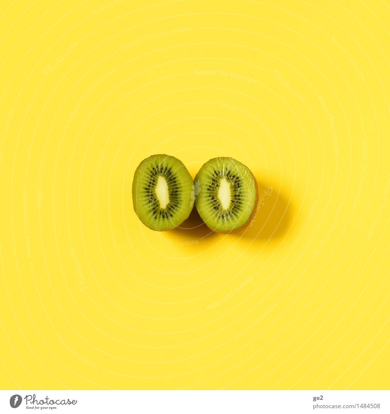 Kiwi Lebensmittel Frucht Ernährung Bioprodukte Vegetarische Ernährung Diät Fasten Gesunde Ernährung ästhetisch einfach frisch Gesundheit lecker saftig gelb grün
