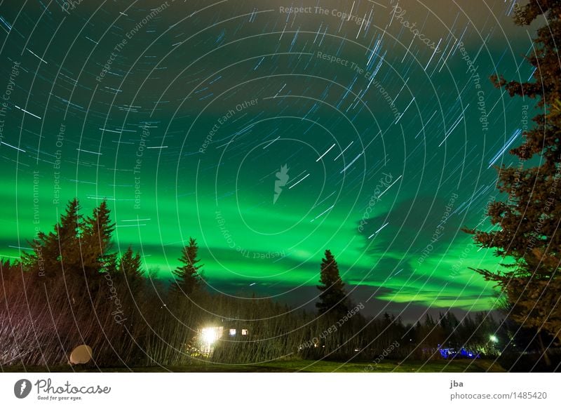 699 - Nordlichter-Nacht in Homer - Alaska 23 Leben harmonisch Zufriedenheit Erholung Freiheit Nachtleben Natur Urelemente Luft Himmel Nachthimmel Stern Herbst