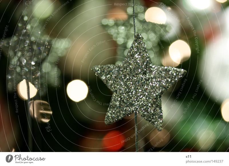 SternenGlanz Stern (Symbol) Weihnachtsstern Weihnachten & Advent verschönern Weihnachtsdekoration Baumschmuck glänzend Basteln Familienfeier Fröhlichkeit Schnur