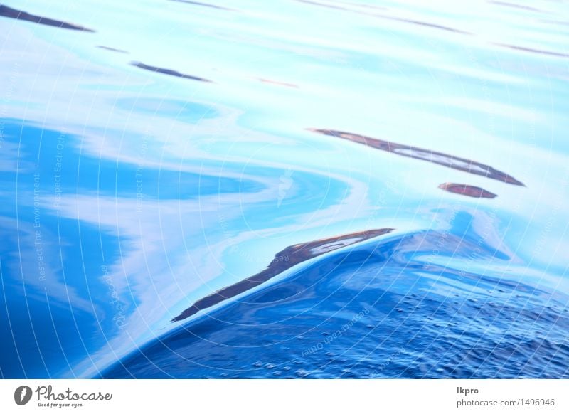 Kykladen Griechenland Europa die Farbe und Reflex Design schön Erholung Sommer Sonne Meer Tapete Natur Teich Stein Linie Flüssigkeit hell nass natürlich blau