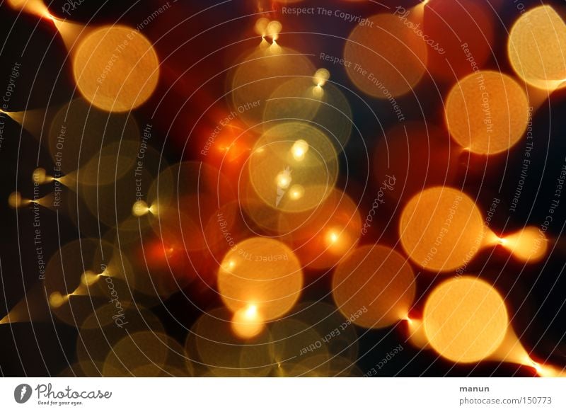 Lightning festlich Silvester u. Neujahr Lichtpunkt abstrakt rot gelb Feuerwerk Explosion Lampe