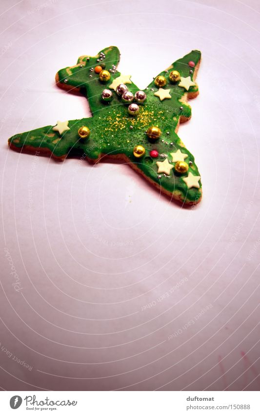 Rosinenbomber Kuchen Dekoration & Verzierung Weihnachten & Advent Luftverkehr Flugzeug fliegen süß grün Plätzchen Perle Krümel Backwaren Stern (Symbol)
