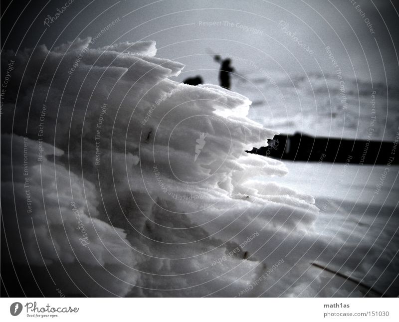 Schnee Struktur Tour Eis Winter kalt Lomografie Skier Ferien & Urlaub & Reisen Wind hart Strukturen & Formen Bodenbelag schneestruktur