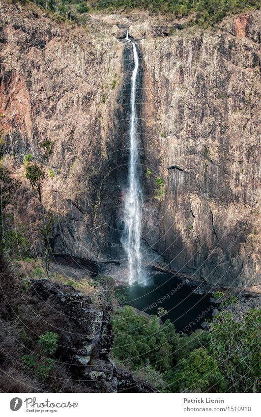 Wallaman Waterfalls, Queensland schön Erholung Ferien & Urlaub & Reisen Tourismus Abenteuer Freiheit Sommer Berge u. Gebirge Natur Landschaft Urelemente Wasser
