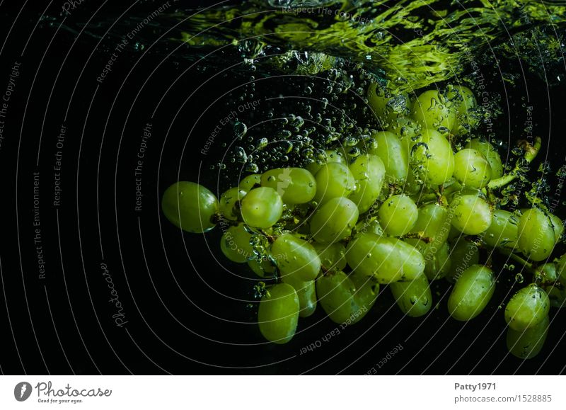 Trauben Lebensmittel Frucht Weintrauben Bioprodukte Vegetarische Ernährung Diät Trinkwasser Gesunde Ernährung frisch Gesundheit lecker nass natürlich grün