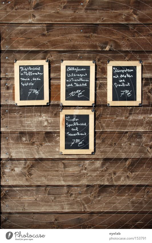 Vertäfelung - Wer die Wahl hat, hat die Qual ! Speise Ernährung Wand Holz Kreide Rahmen Handschrift Typographie Wandtäfelung Gastronomie Detailaufnahme