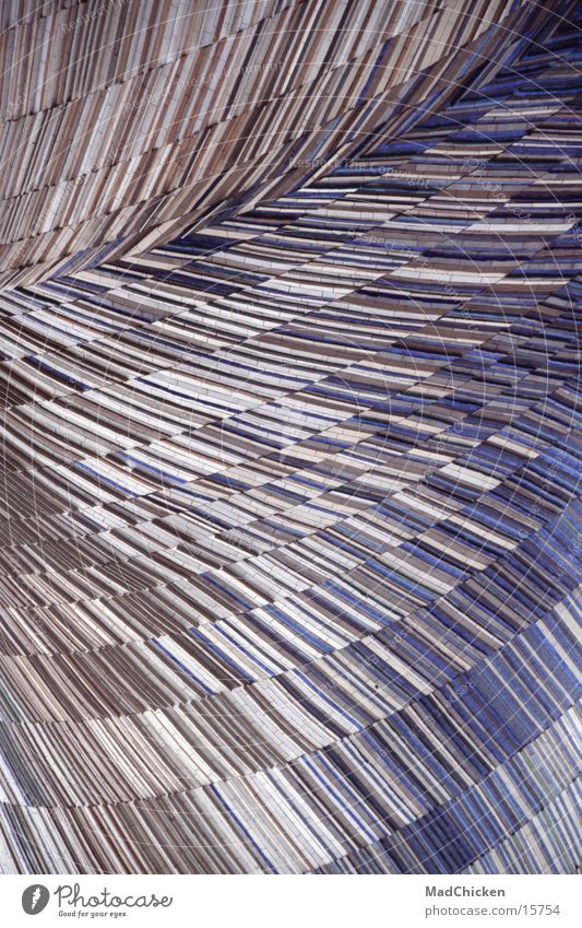 Cheminée d'aération Paris Frankreich Mosaik Skulptur Moderne Architektur abstrakt Design Muster Europa Mosaique Sculpture La Défense Luftschacht moderne Kunst
