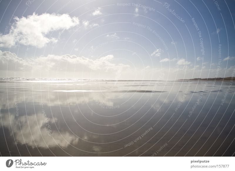 coastline Meer Strand Wolken Wasser Neuseeland Natur Reflexion & Spiegelung Ferne Küste Himmel