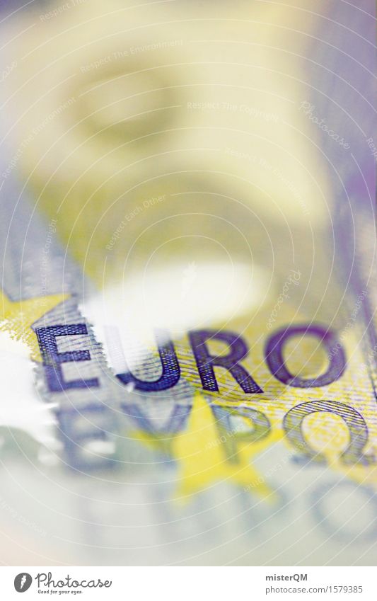 Liquidierter Euro Kunst Kunstwerk ästhetisch Europa Europäer Eurozeichen Europatag Euroschein Geldscheine Kapitalwirtschaft Finanzkrise Kapitalismus