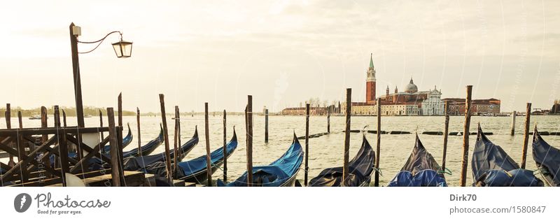 Venezianisches Panorama, klassisch, bei Tage Lifestyle elegant Stil Ferien & Urlaub & Reisen Tourismus Städtereise Himmel Sonnenlicht Frühling Schönes Wetter