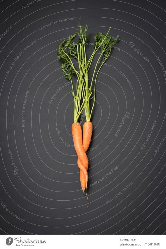 Karotten-Kuscheln Lebensmittel Gemüse Salat Salatbeilage Ernährung Essen Frühstück Abendessen Bioprodukte Vegetarische Ernährung Diät Gesundheit