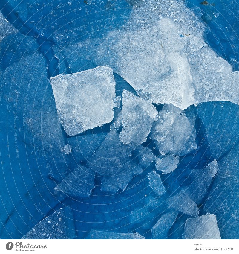 Eisblau Schnee Wetter Eisscholle gefroren Boden Hintergrundbild Strukturen & Formen Niederschlag Klima kalt Frost Wasser schmelzen Winter Eisblock
