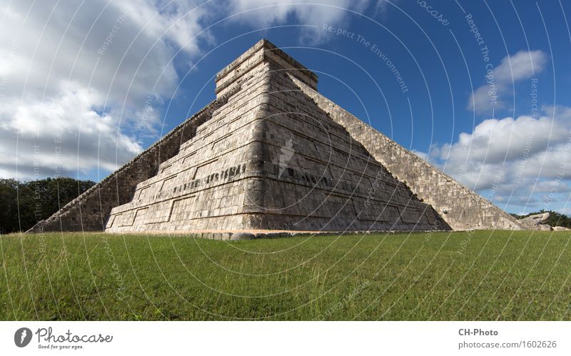 Chicen Itza Yucatan Ferien & Urlaub & Reisen Stadt Religion & Glaube America Maya Mexico Pyramid Stone ancient archaeological archaeology archeology