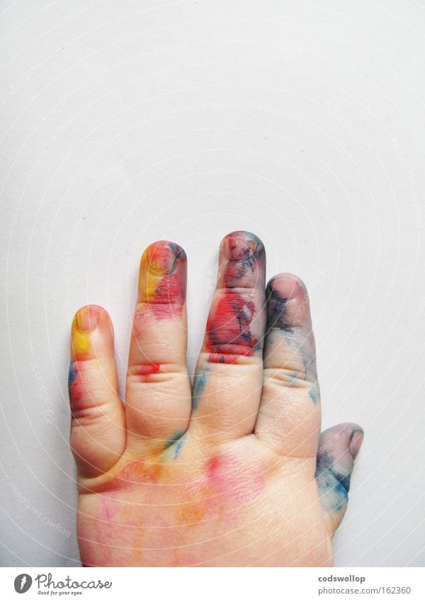 petits boudins colorés Kunst Expressionismus lernen Fingerfarbe Hand Maler Kind Kindheit Kinderzimmer Kommunizieren Artdirektor