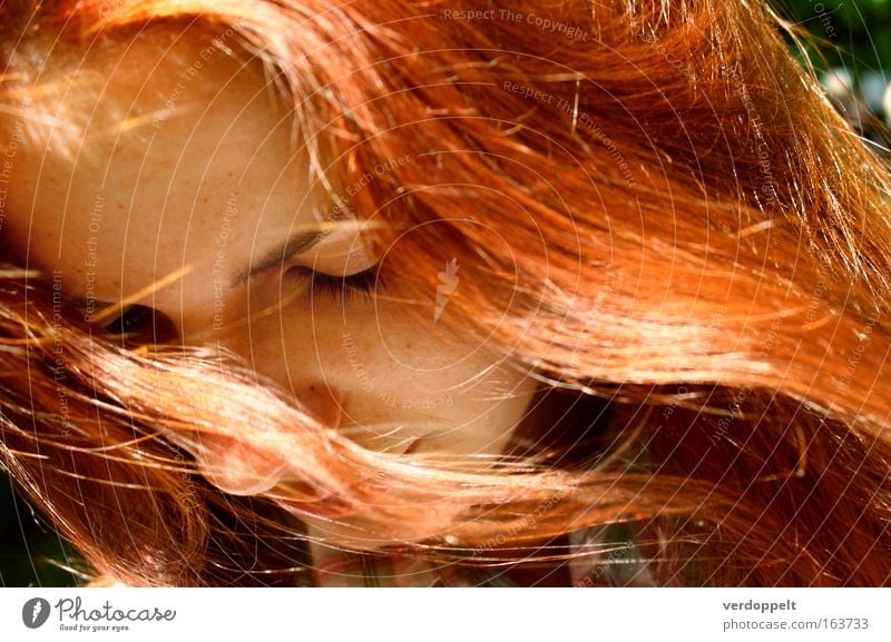 ~~~ Farbfoto Außenaufnahme Tag Licht Sonnenlicht Porträt Haare & Frisuren Leben Sommer Mensch feminin Junge Frau Jugendliche Erwachsene Kopf Gesicht 1
