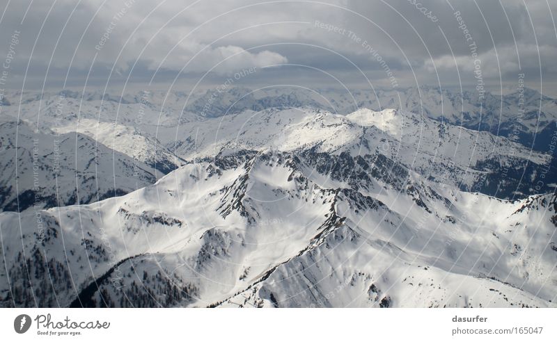 Vogelperspektive Umwelt Natur Landschaft Erde Winter Wetter schlechtes Wetter Wind Eis Frost Schnee Wildpflanze Alpen Berge u. Gebirge bei Insbruck Gipfel