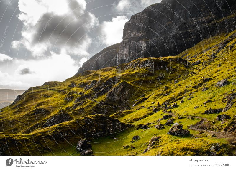 The Quiraing, Isle of Skye, Scotland Gesundheit Leben ruhig Ferien & Urlaub & Reisen Abenteuer Ferne Freiheit Expedition Insel Berge u. Gebirge wandern Klettern