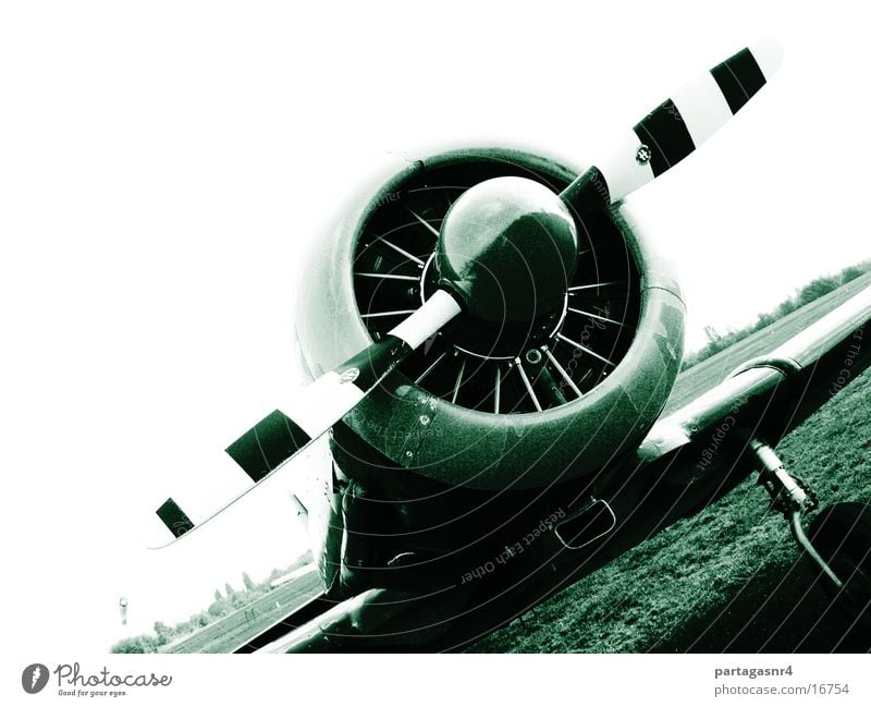 amerikanischer Jäger Flugzeug historisch Propeller Elektrisches Gerät Technik & Technologie
