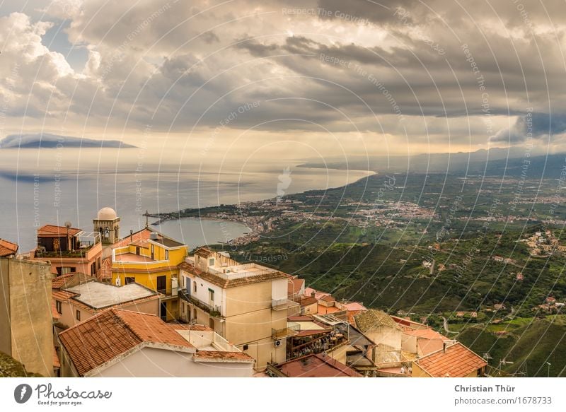 Taormina / Castelmola / Sizilien harmonisch Wohlgefühl Zufriedenheit Sinnesorgane Erholung ruhig Ferien & Urlaub & Reisen Ausflug Ferne Freiheit Sightseeing
