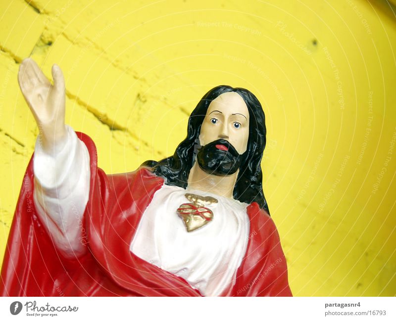 Kommet ... Jesus Christus Religion & Glaube Tracht Christentum Skulptur Gebet Ausstellung Kitsch Götze Herz Verehrung