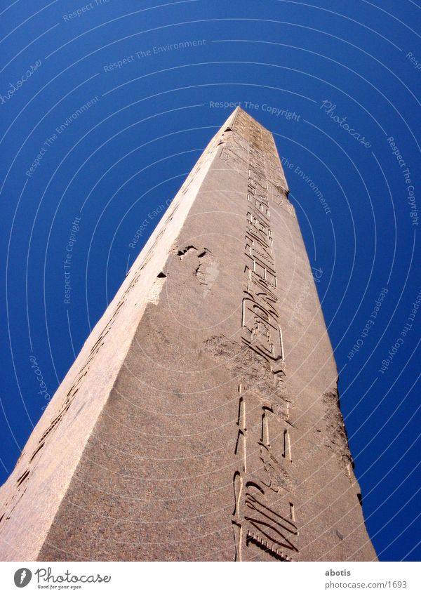 Obelisk Ägypten Luxor Tempel