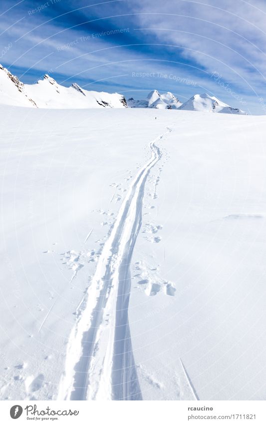 Skibahnen auf Gletscher Monte Rosa Switzerland schön Ferien & Urlaub & Reisen Tourismus Abenteuer Expedition Winter Schnee Berge u. Gebirge Sport Skifahren